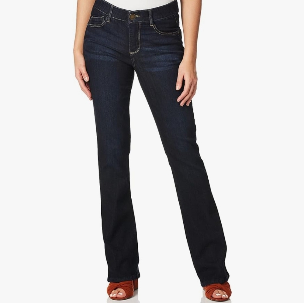 Dark Blue Democracy Itty Bitty Boot Cut Jeans Size 12